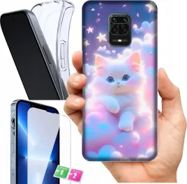 etui-na-xiaomi-redmi-note-9-pro-wzory-koty-cats-kot-szklo