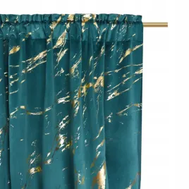 zaslona-welurowa-ciemnozielona-marmur-zloto-250x140-cm-na-tasmie-wave-tunel