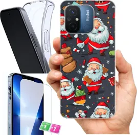 etui-na-xiaomi-redmi-12c-wzory-zimowe-szklo