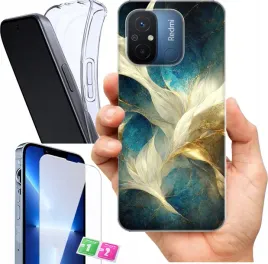 etui-na-xiaomi-redmi-12c-wzory-marble-szklo