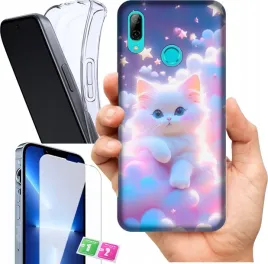 etui-na-huawei-p-smart-2019-wzory-koty-cats-kot-szklo