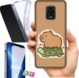 etui-na-xiaomi-redmi-note-9-pro-wzory-capybara-kapibara-szklo