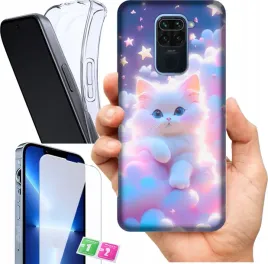 etui-na-xiaomi-redmi-note-9-wzory-koty-cats-kot-szklo