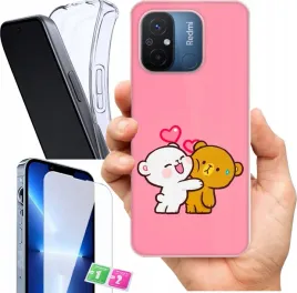 etui-na-xiaomi-redmi-12c-wzory-slodkie-dla-par-szklo