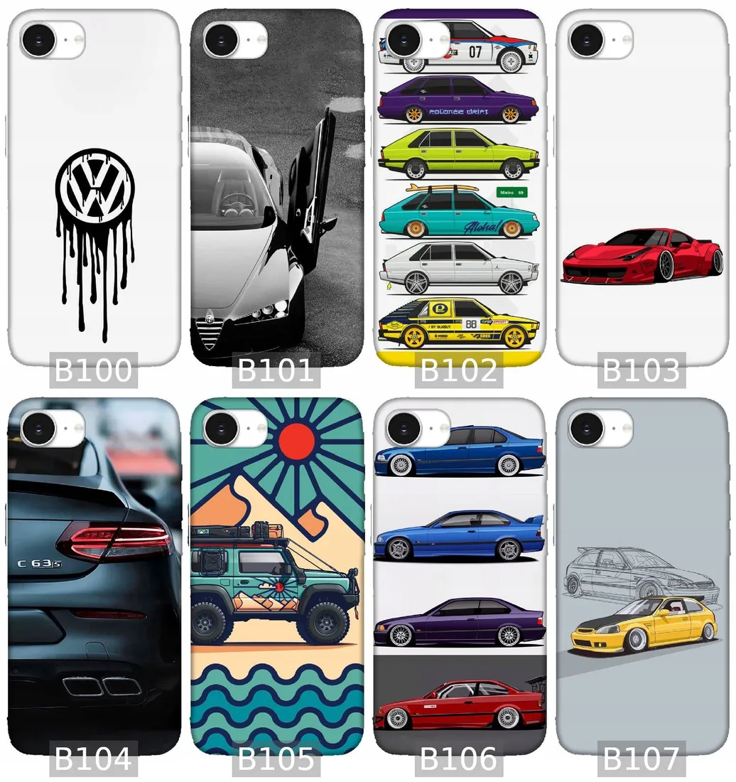 etui-na-apple-iphone-16e-wzory-auta