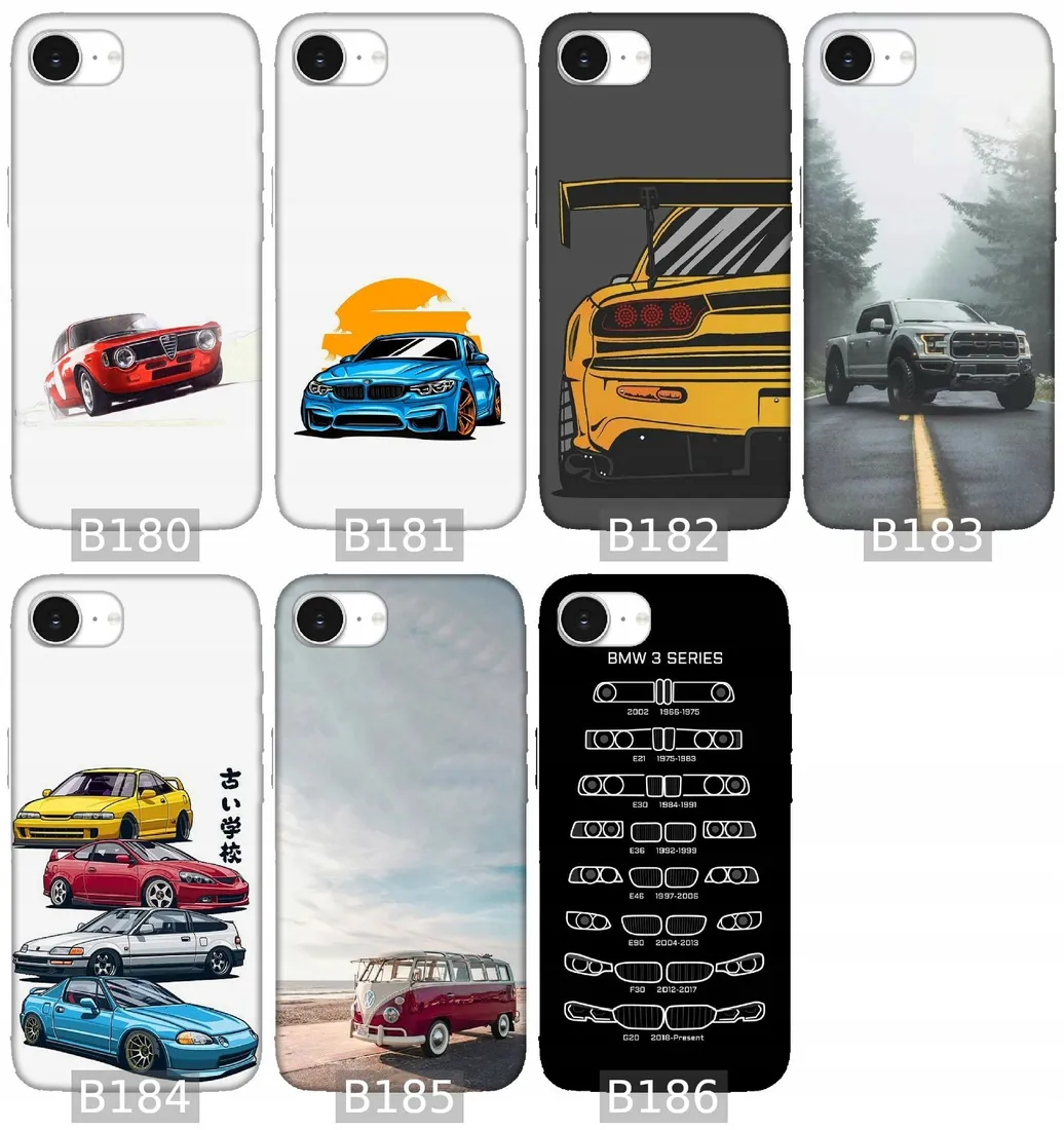 etui-na-apple-iphone-16e-wzory-auta