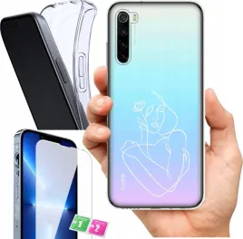 etui-na-xiaomi-redmi-note-8t-wzory-miniamlistyczne-kreski-szklo