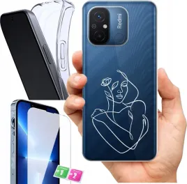 etui-na-xiaomi-redmi-12c-wzory-miniamlistyczne-kreski-szklo