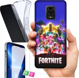 etui-na-xiaomi-redmi-note-9-pro-wzory-fortnite-szklo