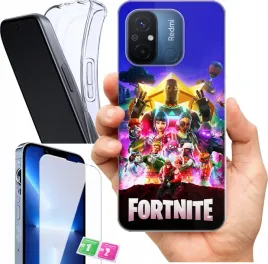 etui-na-xiaomi-redmi-12c-wzory-fortnite-szklo