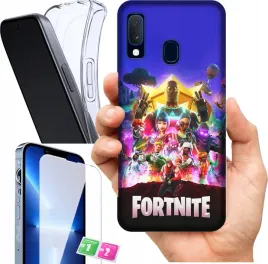 etui-na-samsung-galaxy-a20e-wzory-fortnite-szklo