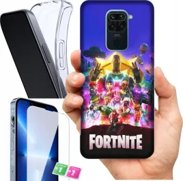 etui-na-xiaomi-redmi-note-9-wzory-fortnite-szklo