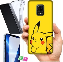 etui-na-xiaomi-redmi-note-9-pro-wzory-pikachu-szklo