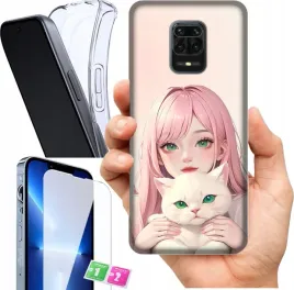 etui-na-xiaomi-redmi-note-9-pro-wzory-anime-girl-szklo