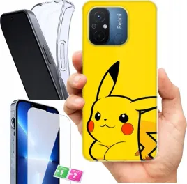 etui-na-xiaomi-redmi-12c-wzory-pikachu-szklo