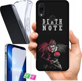 etui-na-xiaomi-redmi-note-7-wzory-death-note-szklo