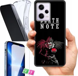 etui-na-xiaomi-redmi-note-12-pro-4g-wzory-death-note-szklo