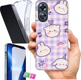 etui-na-oppo-a17-wzory-slodkie-misie-kawaii-szklo