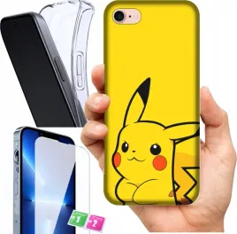etui-na-apple-iphone-7-wzory-pikachu-szklo