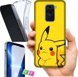 etui-na-xiaomi-redmi-note-9-wzory-pikachu-szklo