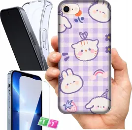 etui-na-apple-iphone-8-wzory-slodkie-misie-kawaii-szklo