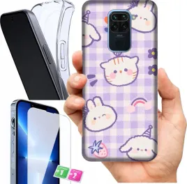 etui-na-xiaomi-redmi-note-9-wzory-slodkie-misie-kawaii-szklo