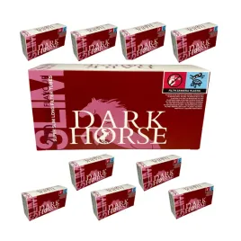 gilzy-papierosowe-dark-horse-slim-200-szt-biale-cienkie-tutki-64-mm-10x