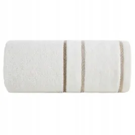 recznik-kapielowy-50x90-kremowy-z-ozdobna-bordiura-w-paski