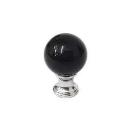 galka-meblowa-kula-20-mm-szklo-krysztal-murano-mosiadz-chrom-czarny