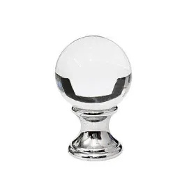 galka-meblowa-kula-przezroczysta-30-mm-szklo-krysztal-murano-chrom-polysk