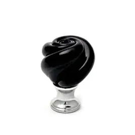 galka-meblowa-kula-25-mm-szklo-krysztal-murano-mosiadz-chrom-czarny