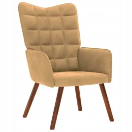 vidaxl-fotel-brazowy-obity-aksamitem