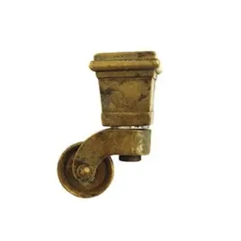 kolko-meblowe-mosiezne-na-noge-obrotowe-retro-antyk-vintage-mosiadz-patyna