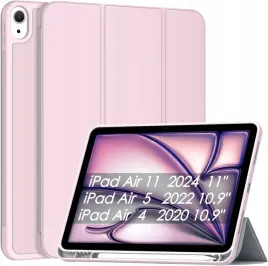 sonlaryin-etui-ipad-air-11-2024-rozowe-z-uchwytem-na-apple-pencil-auto-wake