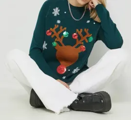 damski-sweter-z-reniferem-rozmiar-xs