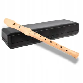 flet-prosty-sopranowy-drewniany-wycior-etui-smar-zestaw-dla-dzieci-komplet