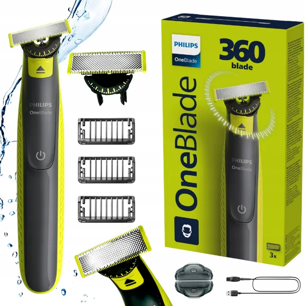 GOLARKA PHILIPS ONE BLADE DO ZAROSTU DWUSTRONNA TRYMER DO GOLENIA ONEBLADE