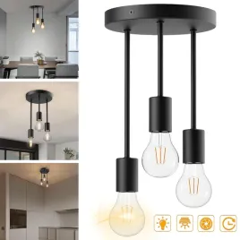 wiszaca-lampa-sufitowa-czarna-model-e27