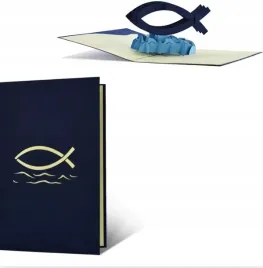 kartka-z-okazji-pierwszej-komunii-niebieska-karta-chrzescijanska-z-rybka