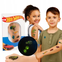 hot-wheels-tatuaze-zmywalne-dla-dzieci-na-urodziny-swiecace-auta-40-sztuk