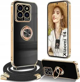 etui-na-telefon-xiaomi-14-silikonowe-czarne-plecki-ze-stojakiem-ring