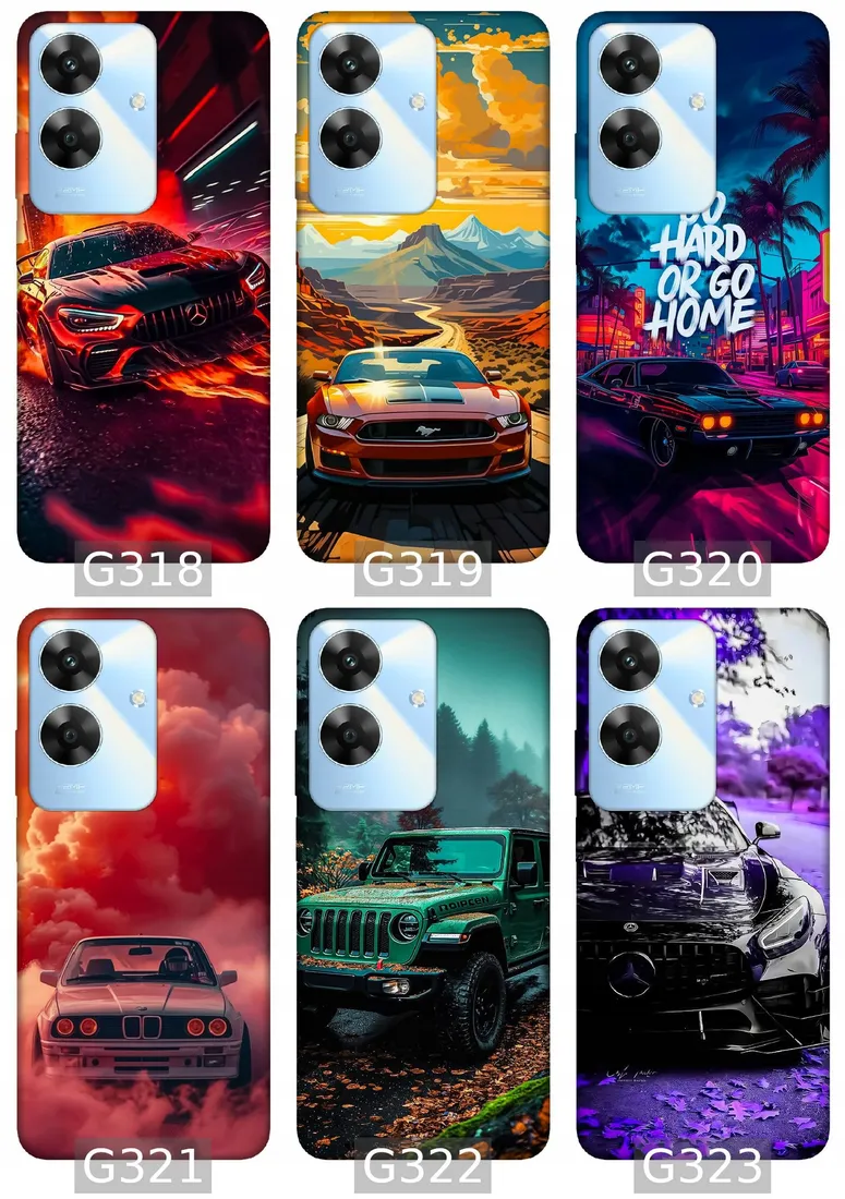 etui-na-realme-note-60-wzory-auta