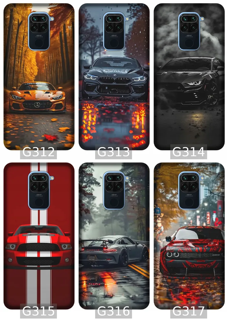etui-na-xiaomi-redmi-note-9-wzory-auta