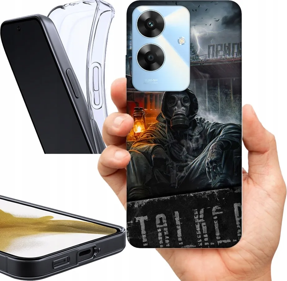 etui-na-realme-note-60-wzory-postapo
