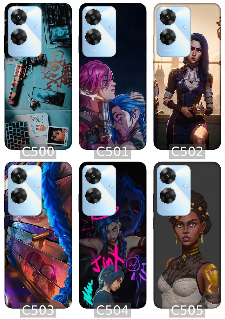 etui-na-realme-note-60-wzory-arcane