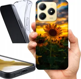 etui-na-realme-c61-wzory-kwiaty-rosliny
