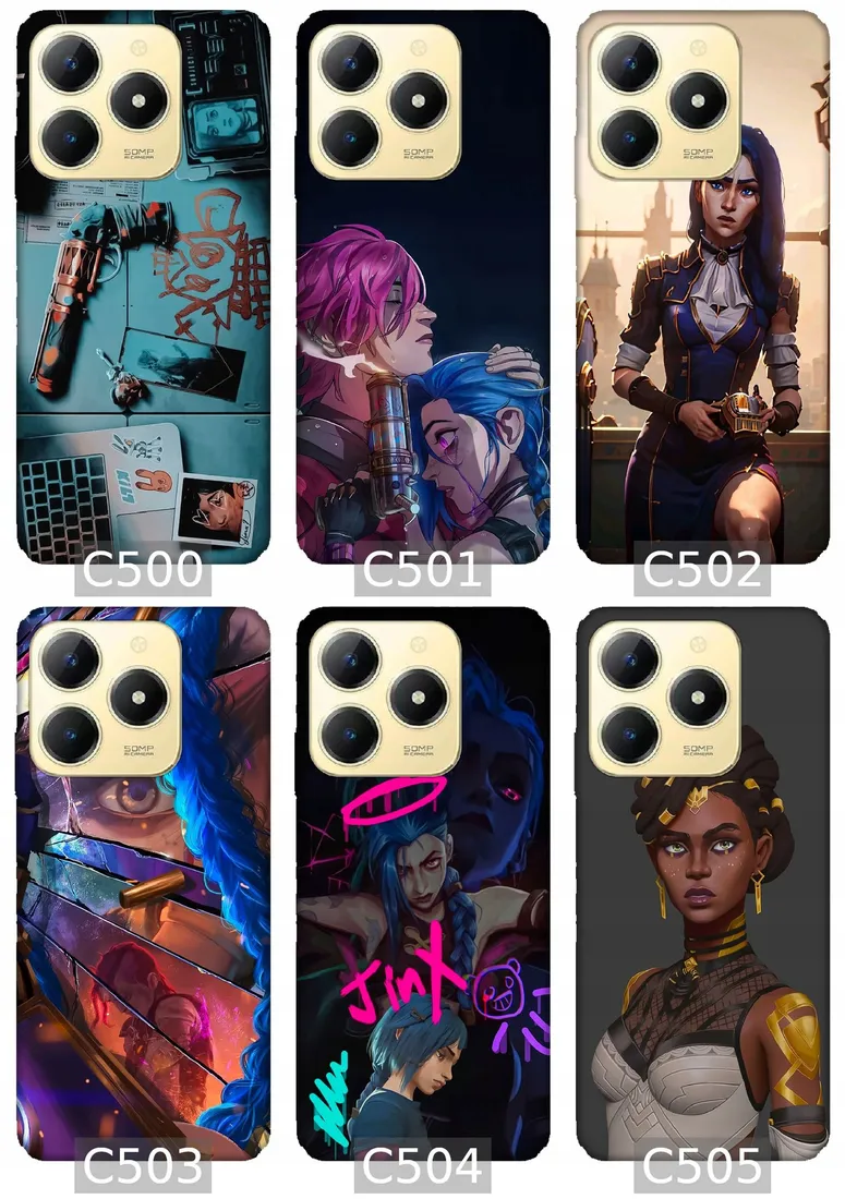 etui-na-realme-c61-wzory-arcane