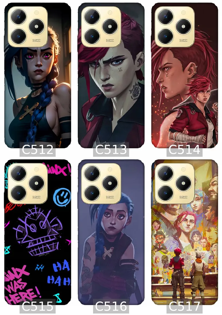 etui-na-realme-c61-wzory-arcane
