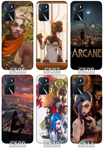 etui-na-oppo-a54s-wzory-arcane-typ-plecki