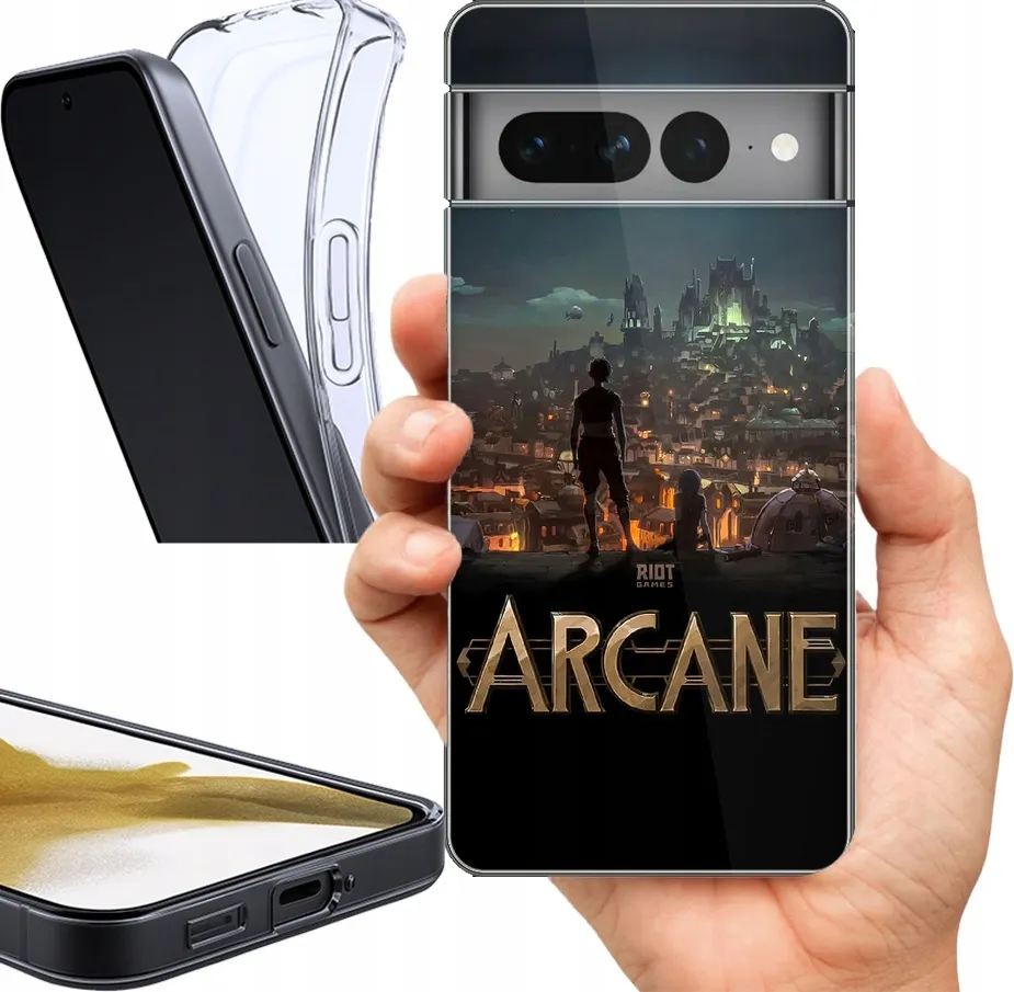 etui-na-google-pixel-7-pro-wzory-arcane